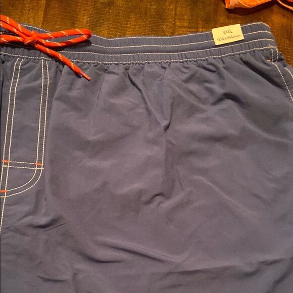 NWT Roundtree & Yorke Blue and Red Board Shorts 4XB - Picture 1 of 6